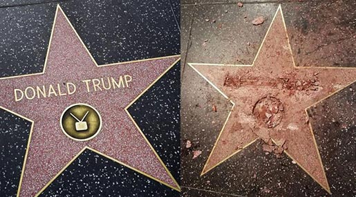 Trump's Hollywood Star 