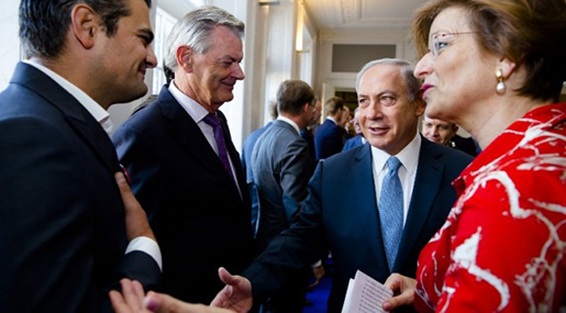 Dutch Lawmaker Doesn't Shake Netanyahu's Hand Dutch Lawmaker Doesn’t Shake Netanyahu’s Hand