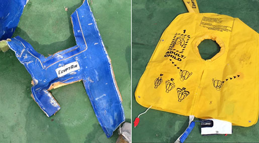 TNT Traces Found in Egyptair MS804 Debris TNT Traces Found in Egyptair MS804 Debris