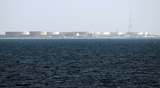 Libyan Ras Lanuf oil port