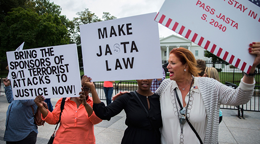 Congress Rejects Obama Veto of 9/11 Bill, First Override of His Presidency
