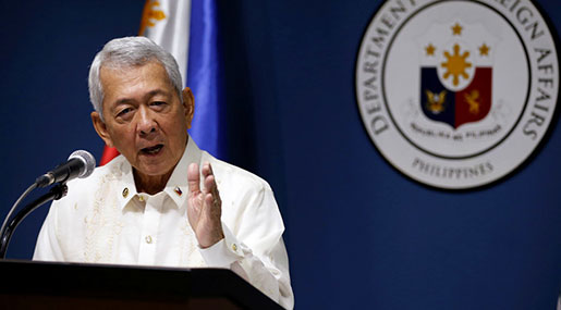 Philippines FM to US: Don't Lecture Us, We aren't Little Brown Brothers Philippines FM to US: Don’t Lecture Us, We aren’t Little Brown Brothers