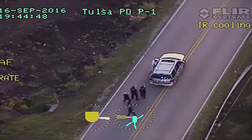 Oklahoma Shooting: Video Shows Unarmed Black Man Shot by Officer
