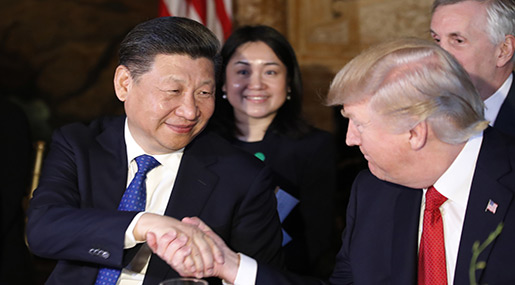 Chinese President Xi Jinping meets his US counterpart Donald Trump 