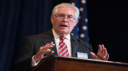 Tillerson: Syrian People Should Decide Al-Assad’s Fate