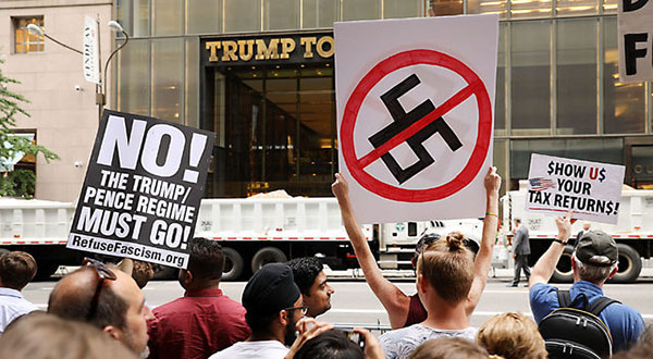 US: Anti-Trump, Anti-Racism Rallies Draw Thousands
