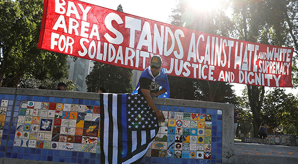US: At Least 14 Arrested As Protesters Face Off In Berkeley, California