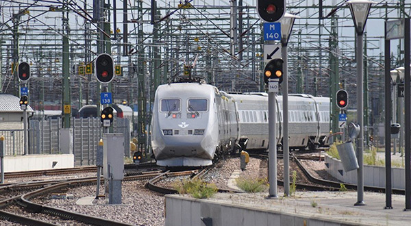 An SJ train