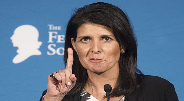 Haley 'Will Be Taking Names' during UN Vote on Al-Quds! Haley ’Will Be Taking Names’ during UN Vote on Al-Quds!