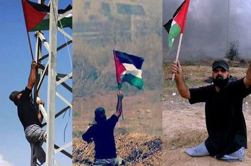 29-year-old Ibrahim Abu Thuraya, a wheelchair-bound Palestinian man with no legs