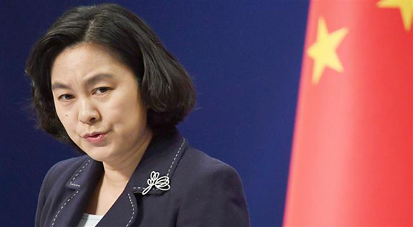 Chinese foreign ministry spokeswoman Hua Chunying