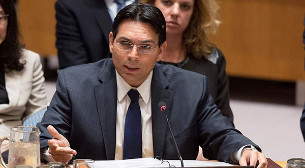 ‘Israeli’ Attorney Orders Police Examination of Charges against UN Envoy Danny Danon
