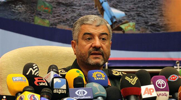 The commander of Iran's elite Revolutionary Guards, Mohammad Ali Jafari