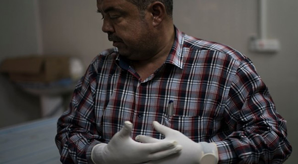 Jassim a Mosul morgue staffer