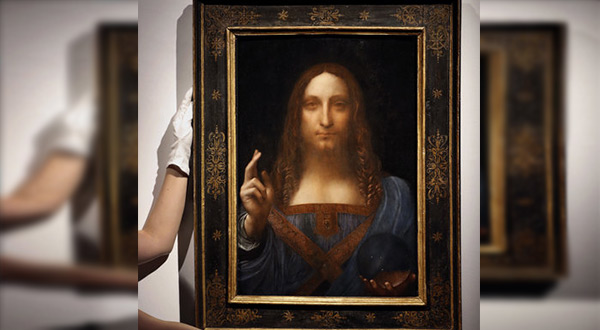 Leonardo da Vinci's painting Salvator Mundi