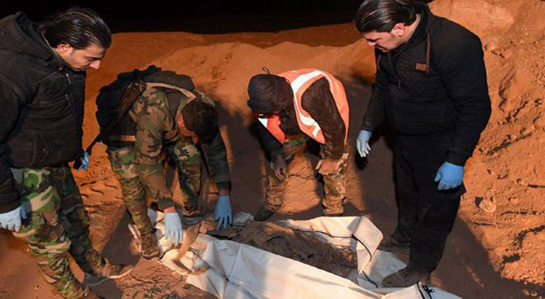 Daesh Atrocities: Two Mass Graves Found in Raqqa Daesh Atrocities: Two Mass Graves Found in Raqqa