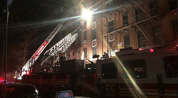 New York Fire: At Least 15 Hurt, 2 Reported Dead