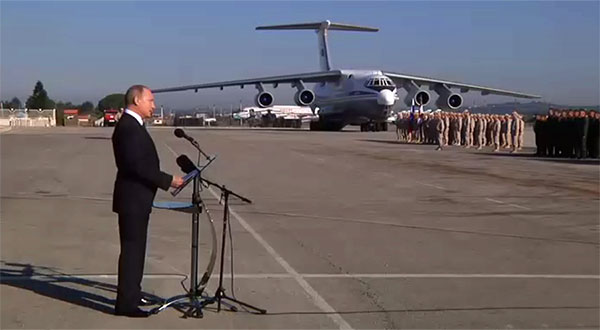 Putin Visits Syria, Orders Withdrawal of Russian Troops Putin Visits Syria, Orders Withdrawal of Russian Troops
