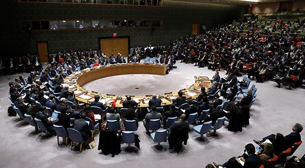 UNSC in session 