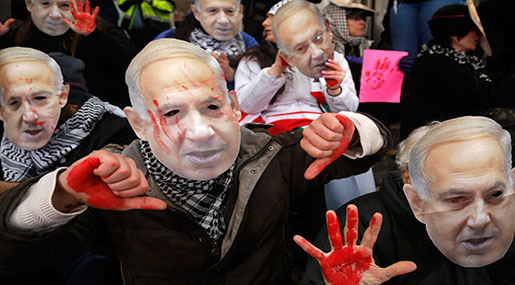 Americans Protests against ‘Israel' Policies, Bibi's Visit Americans Protest against ‘Israel’ Policies, Bibi’s Visit