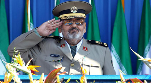 Leader of the Islamic Revolution His Eminence Imam Sayyed Ali Khamenei's senior military adviser Major General Hassan Firouzabadi