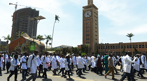 Kenya Court Jails Doctors' Union Officials over Strike