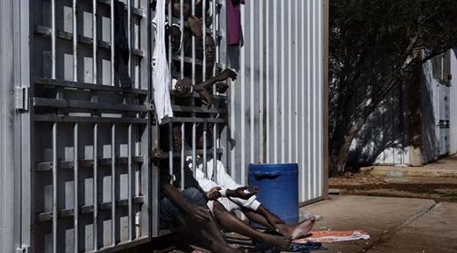 Libyan migrants