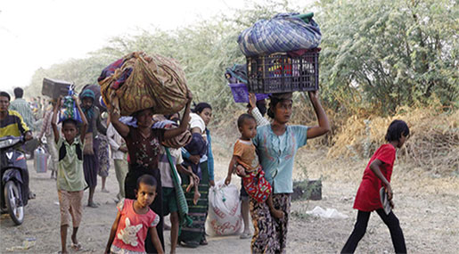Thousand Flee Fighting, Violence in North Myanmar Thousand Flee Fighting, Violence in North Myanmar