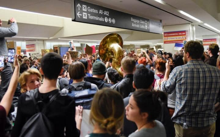 Protests Against Trump Ban: In Pictures