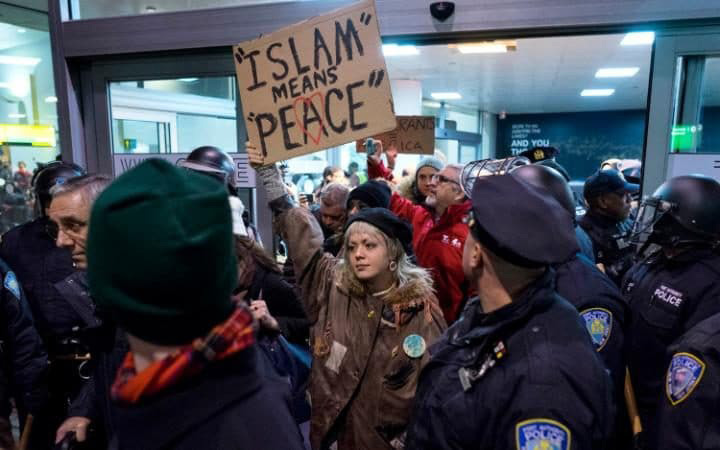 Protests Against Trump Ban: In Pictures