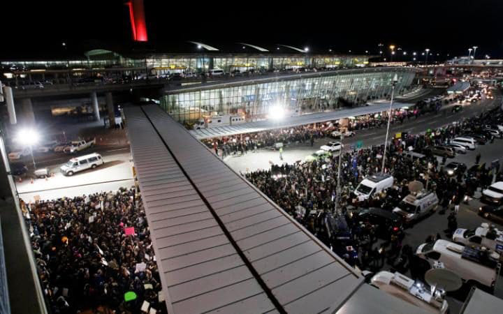Protests Against Trump Ban: In Pictures