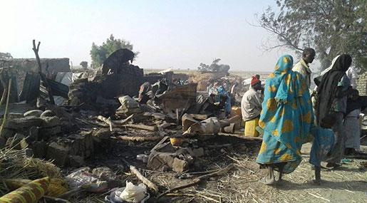 Nigerian Military Jet ‘Mistakenly' Bombs Refugee Camp, Kills 100+