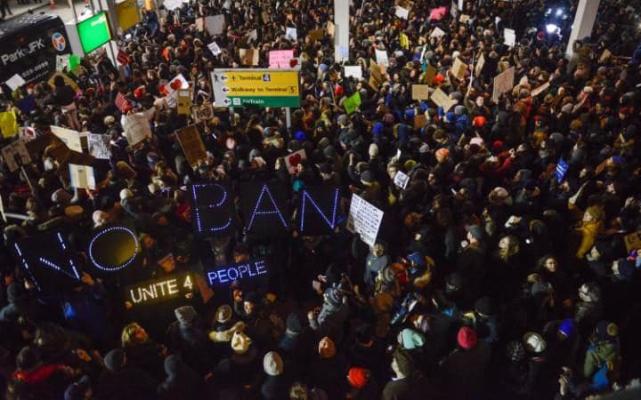 Protests Against Trump Ban: In Pictures