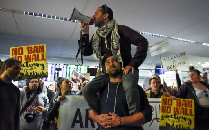 Protests Against Trump Ban: In Pictures