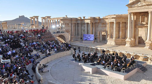 Daesh Destroys Palmyra's Tetrapylon Monument Daesh Destroys Palmyra’s Tetrapylon Monument