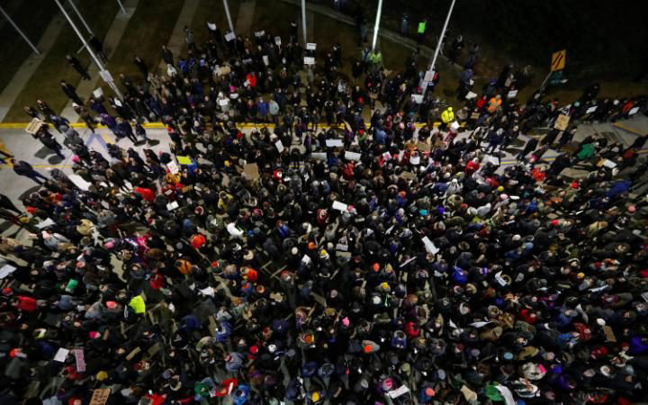 Protests Against Trump Ban: In Pictures