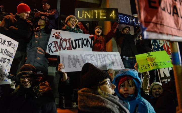 Protests Against Trump Ban: In Pictures