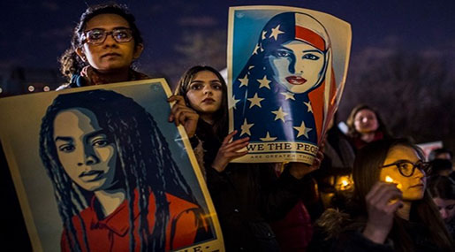 Muslim Leaders Rally, Trump Defends their Restricted Entry