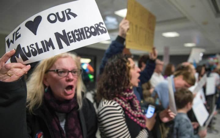 Protests Against Trump Ban: In Pictures