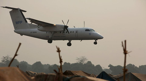 WFP aircraft
