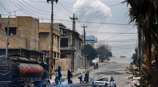 Civilians in Iraq's Mosul 
