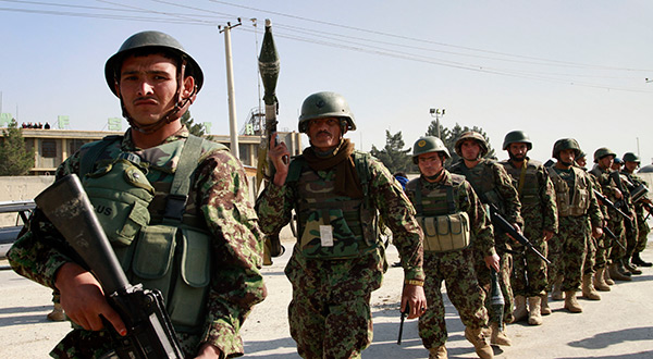 Afghan soldiers