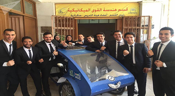 Egyptian Students Invent $800 Electric Car Egyptian Students Invent $800 Electric Car
