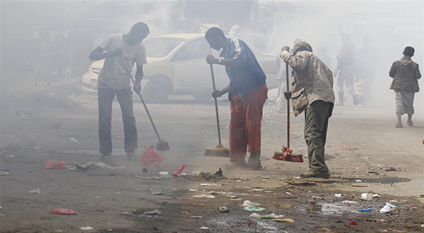 Yemeni volunteers