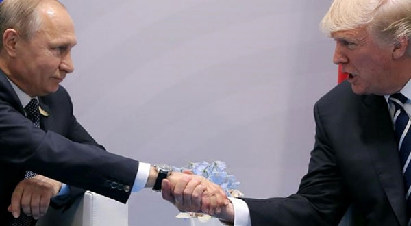 The First Face-to-Face Between Putin & Trump