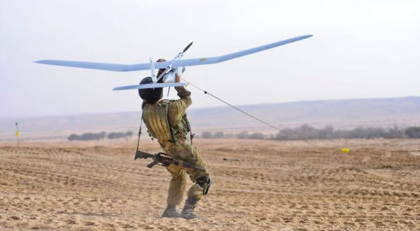 «Israeli» Spy Drone Crashes in South of Gaza Strip