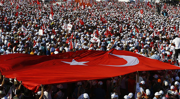 Istanbul Protests: Thousands Rally against President Following 'Justice March' Istanbul Protests: Thousands Rally against President Following ’Justice March’