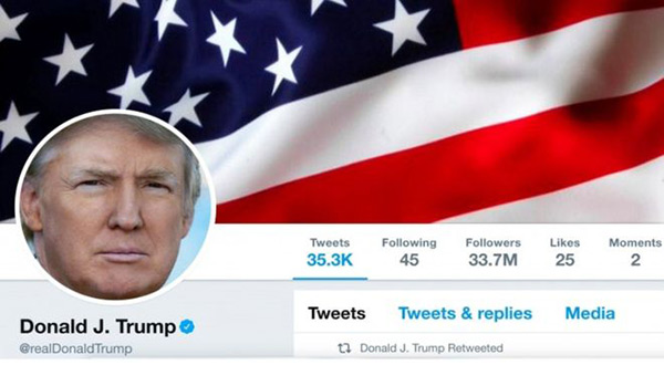 US President Trump Sued for Blocking People on Twitter