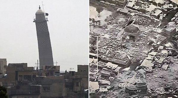 Iraqi PM: By Blowing Up Landmark Mosul Mosque, Daesh Admits Defeat