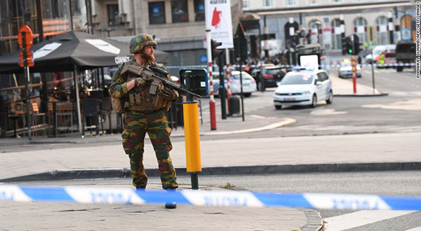 Terror Suspect Shot Dead at Brussels Central Railway Station Terror Suspect Shot Dead at Brussels Central Railway Station